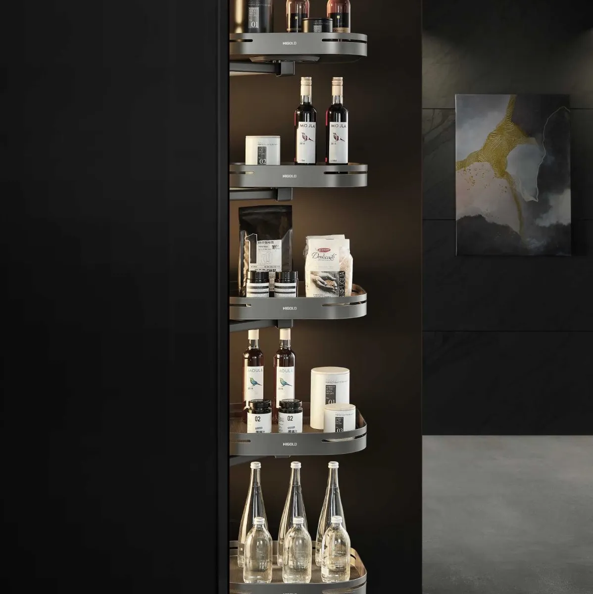 Kitchen Tall Unit Basket