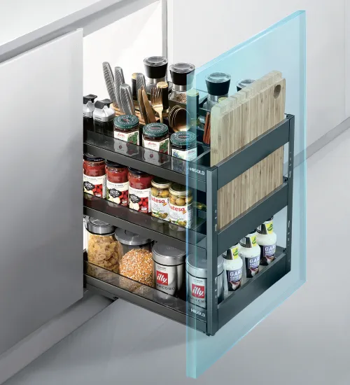 Higold Aluminum Seasoning Pull Out Basket 3.0 in Bangladesh